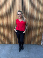 Load image into Gallery viewer, Flow Top Red
