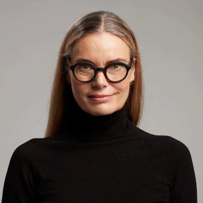 Lauro reading glasses havana black