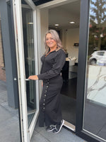 Load image into Gallery viewer, Midnight Elegance Maxi Skirt
