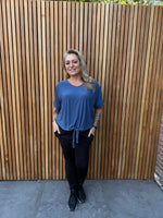 Load image into Gallery viewer, Tie Top Jeans
