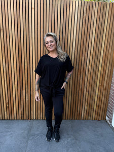 Tie Top Black