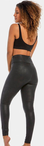 Load image into Gallery viewer, MAGIC Bodyfashion - Leather Look Leggings - Black
