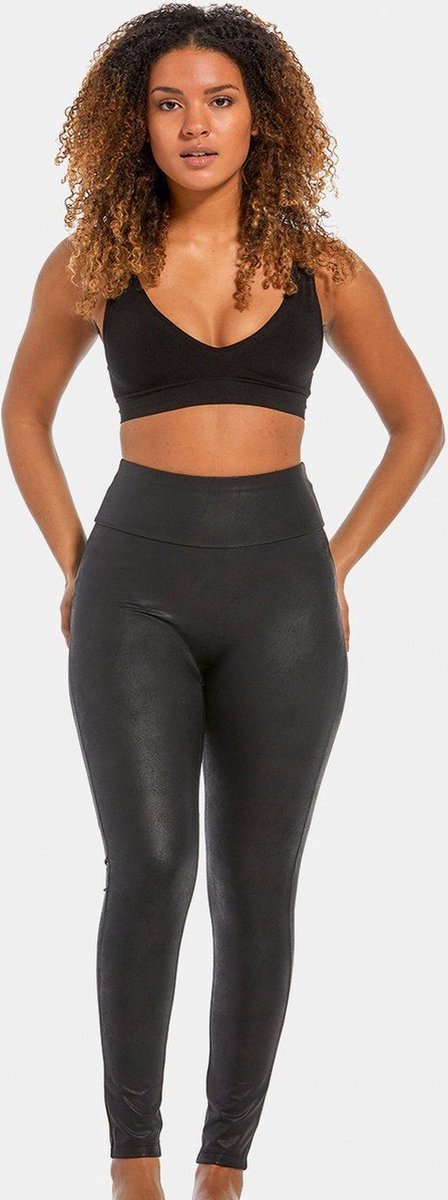 MAGIC Bodyfashion - Leather Look Leggings - Black