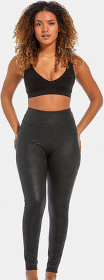 Load image into Gallery viewer, MAGIC Bodyfashion - Leather Look Leggings - Black
