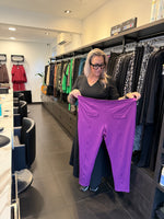 Afbeelding in Gallery-weergave laden, Broek basis violet Plus-Size
