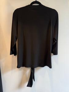 Top Charlie zwart 3/4 mouw