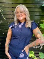 Load image into Gallery viewer, Ruffle Shirt navy
