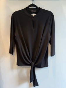 Top Charlie zwart 3/4 mouw