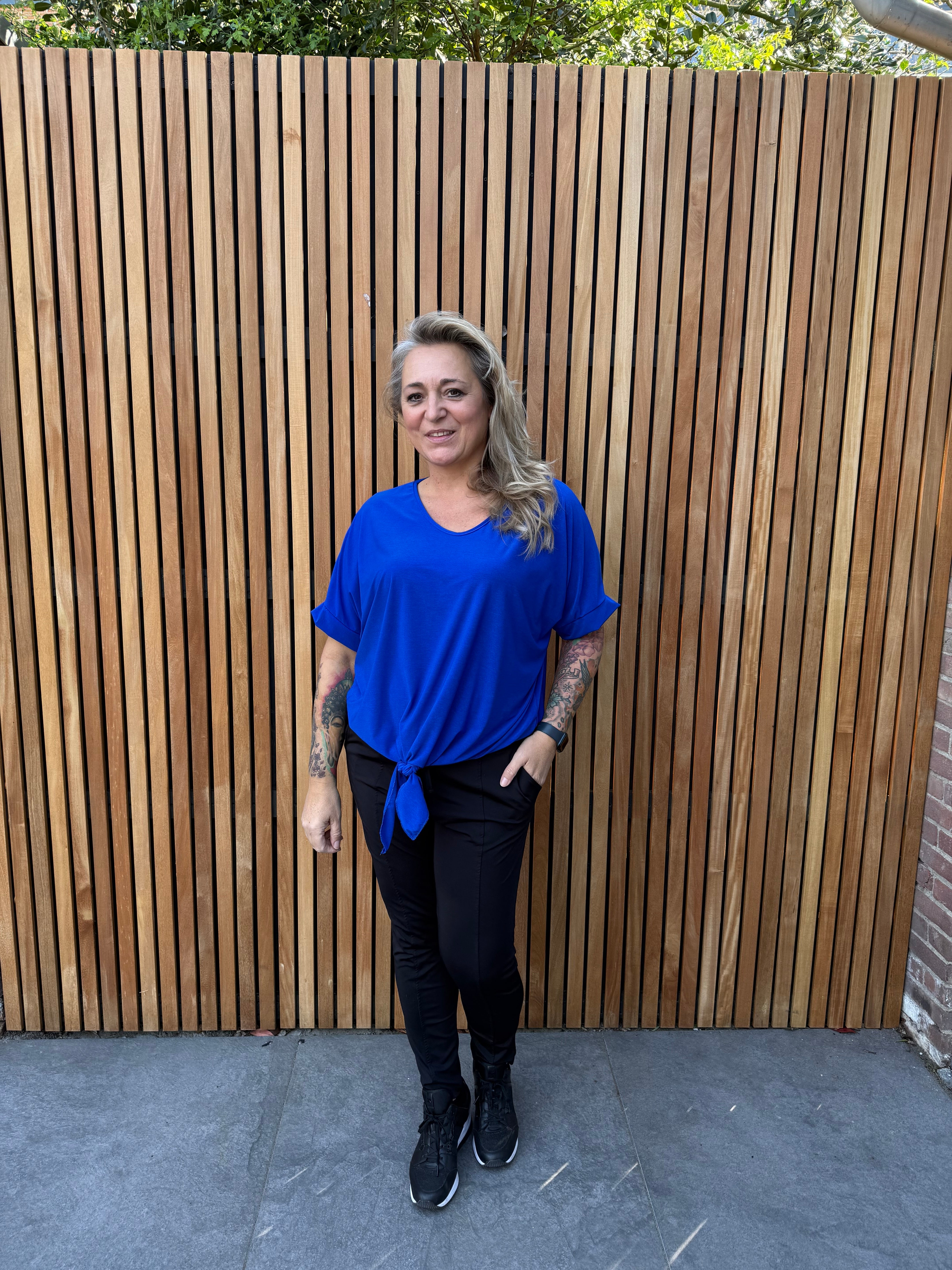 Tie Top Blue