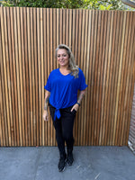 Load image into Gallery viewer, Tie Top Blue
