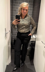 Load image into Gallery viewer, V hals beige leopard
