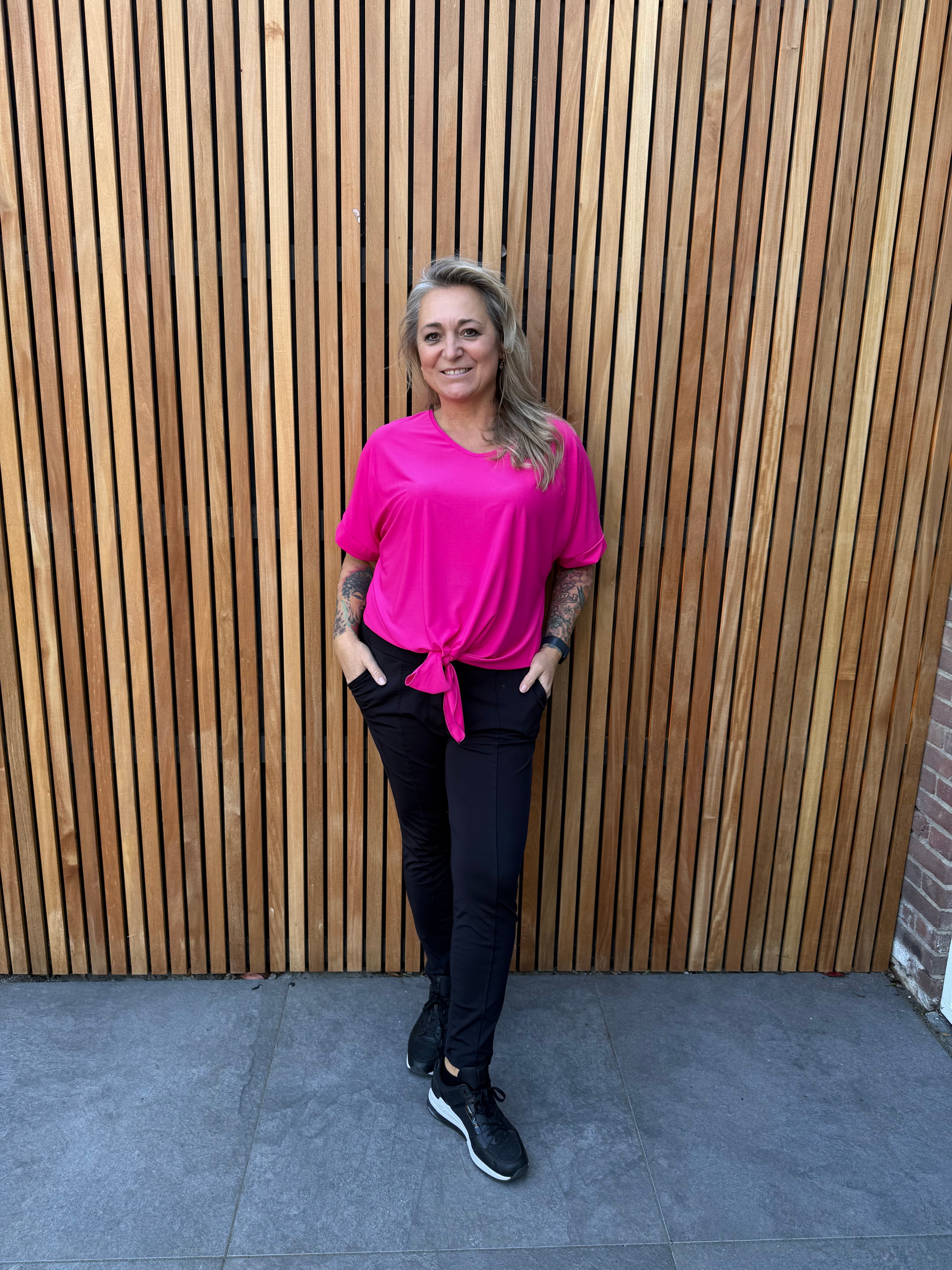 Tie Top Barbie Pink