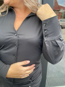 Midnight Elegance Blouse