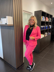 Blazer barbie roze