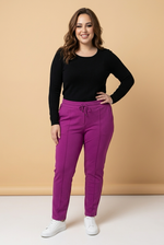 Load image into Gallery viewer, Broek basis violet Plus-Size

