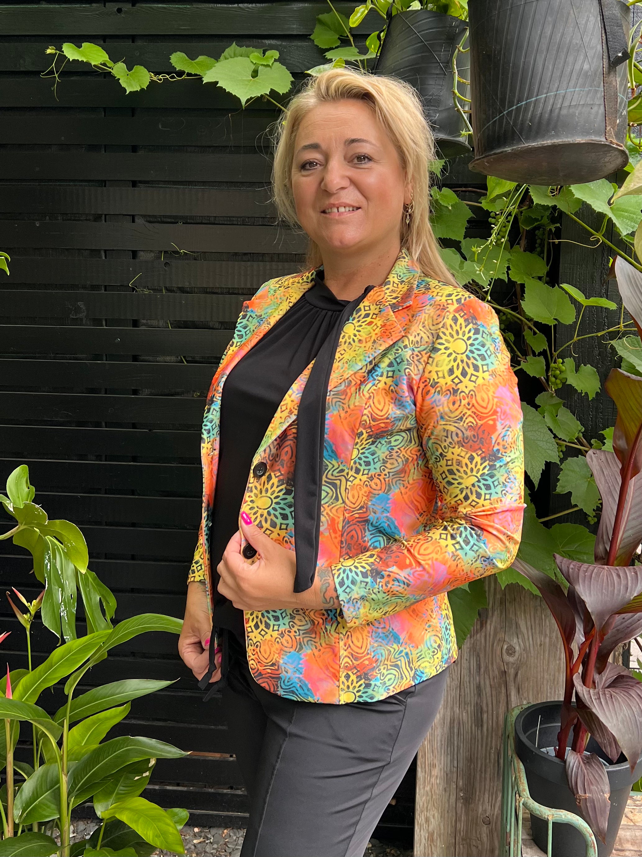 Blazer colourful mandala