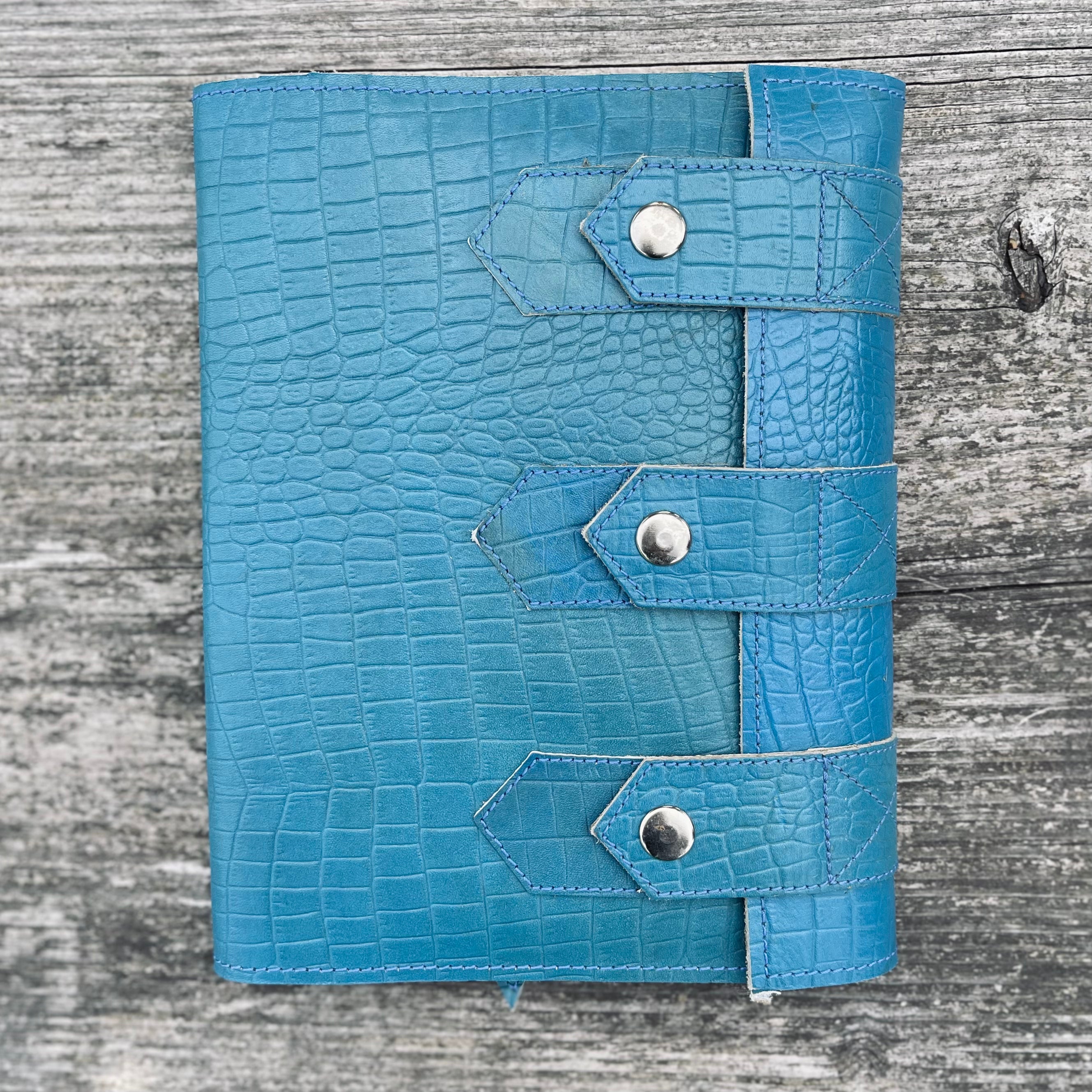 T-Book croco turquoise