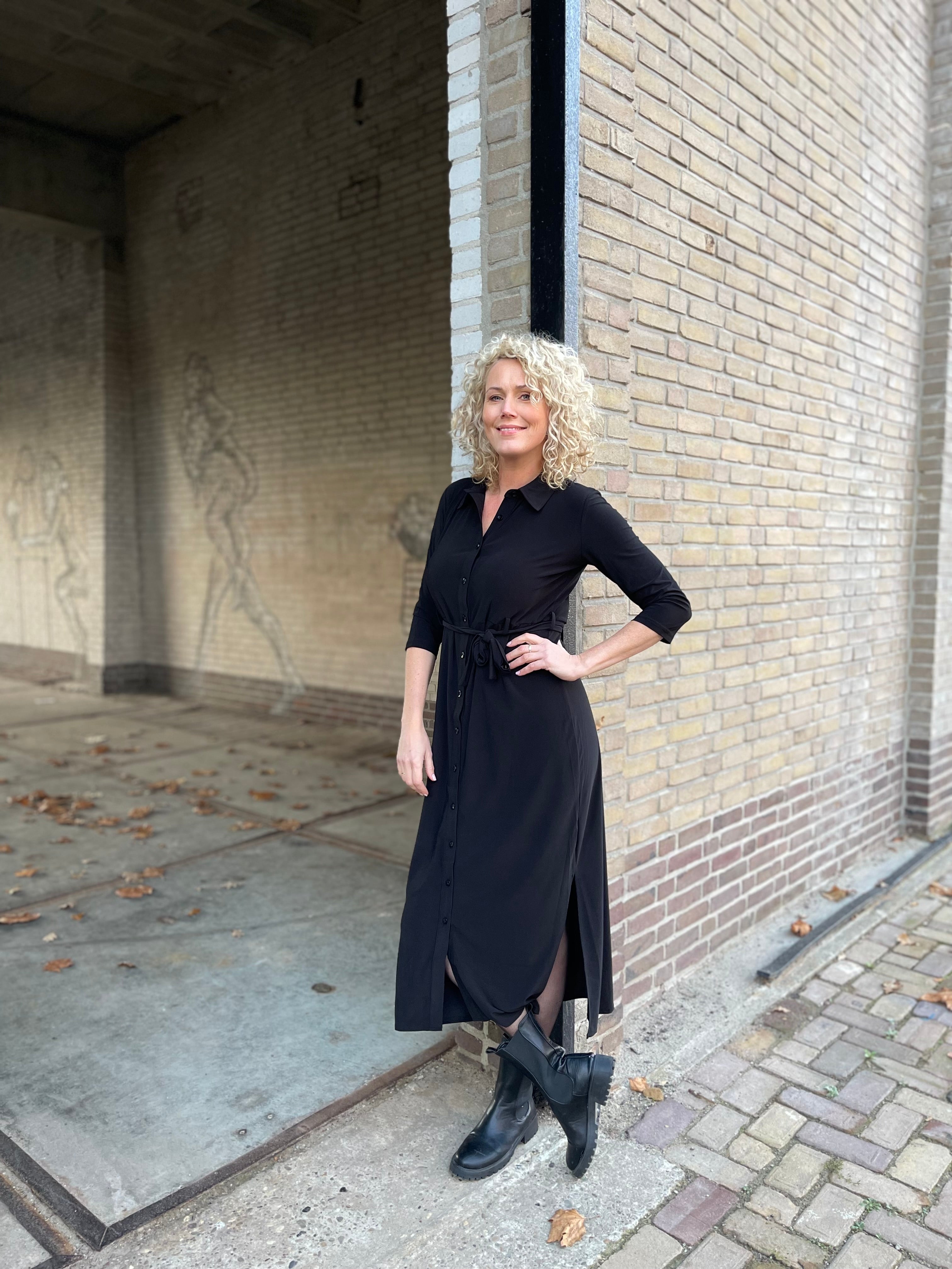 Jurk Daan driekwart mouw Toonen Fashion